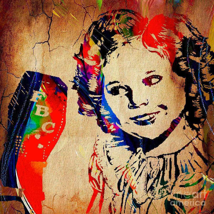Shirley Temple Mixed Media - Shirley Temple Collection #5 by Marvin Blaine