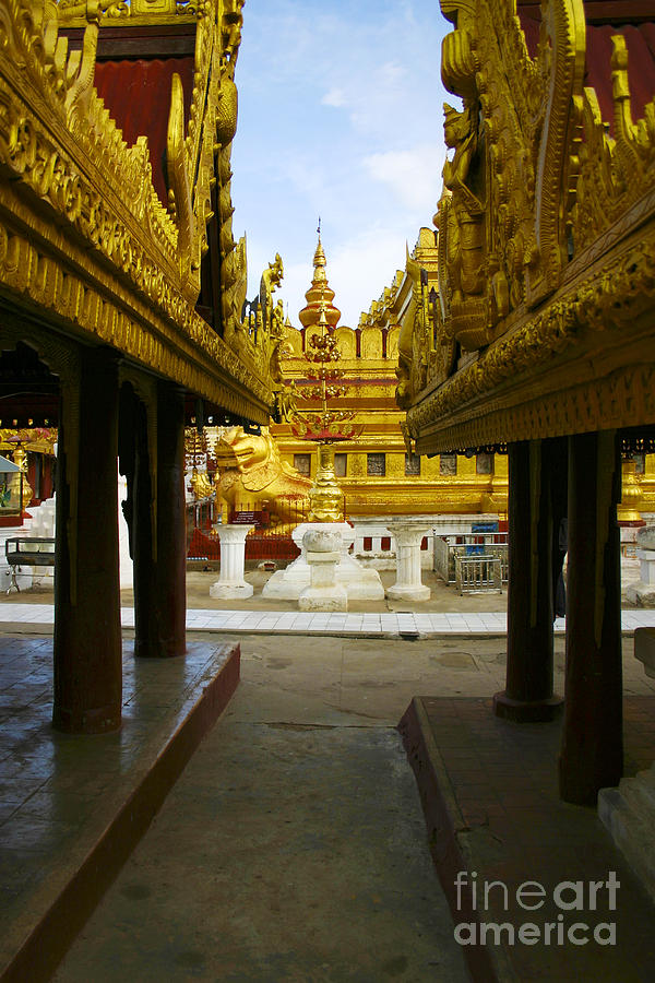 Shwezigon Pagoda Nyaung Oo Near Bagan Burma #7 Photograph by PIXELS  XPOSED Ralph A Ledergerber Photography