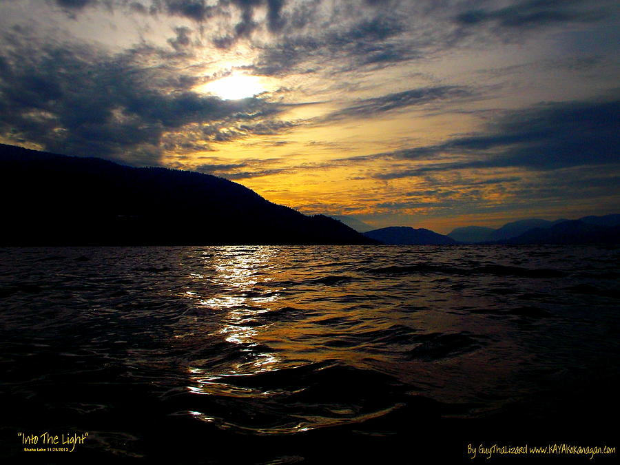 Skaha Lake Sunset #5 Photograph by Guy Hoffman