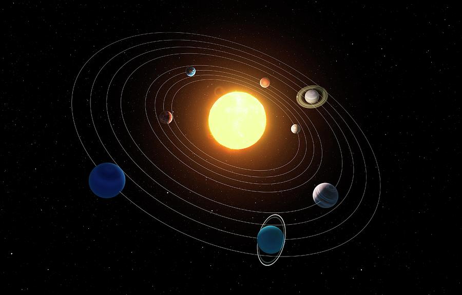 Solar System Photograph by Sciepro/science Photo Library - Fine Art America