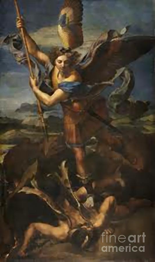 St. Michael #5 Painting by Archangelus Gallery