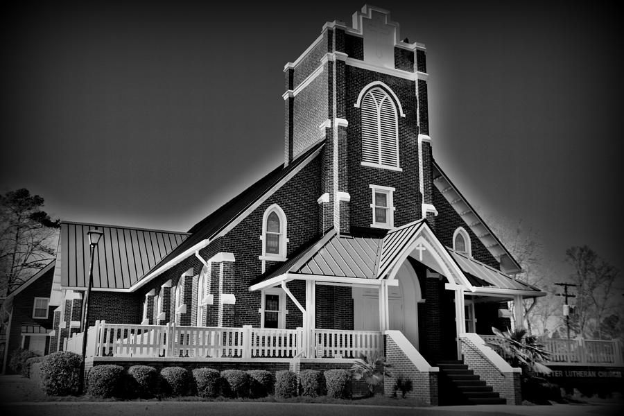St Peter Lutheran Church Chapin SC HDR 7 Photograph by Lisa Wooten