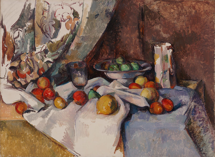Still Life with Apples #15 Painting by Paul Cezanne