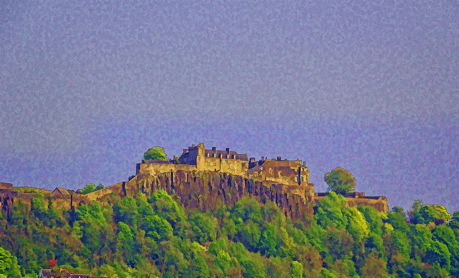 Castle Photograph - Stirling Castle located at a height above the surrounding area #5 by Ashish Agarwal