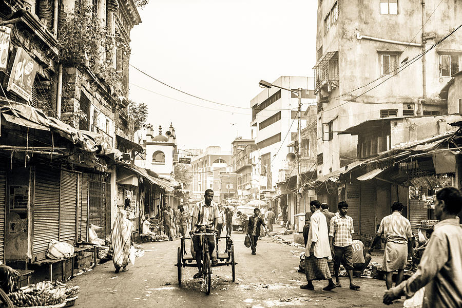 Streets of Kolkata #6 Photograph by Aubrecht Martin - Fine Art America