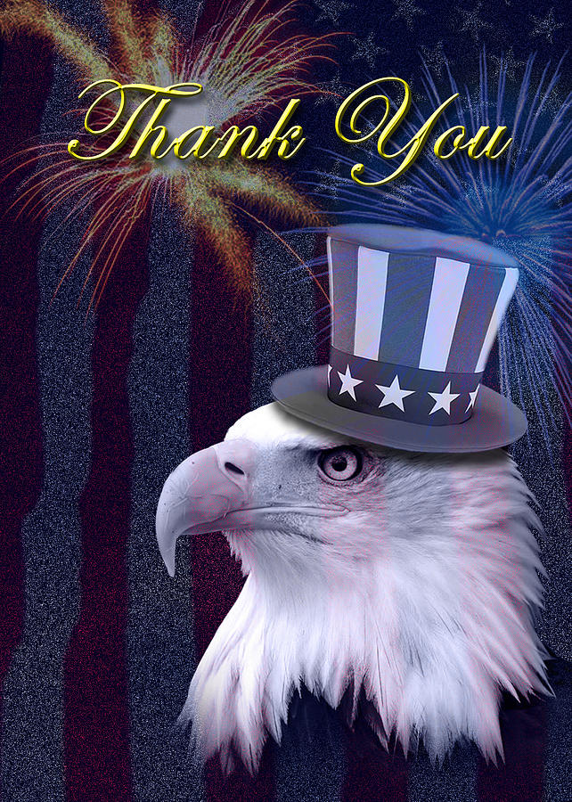 Thank You Eagle Photograph By Jeanette K - Pixels