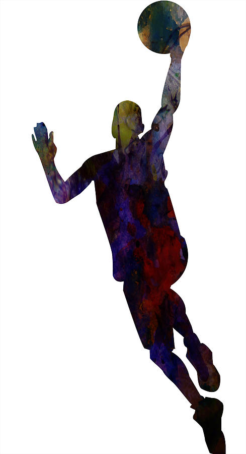 The Basket Player #1 Painting by Celestial Images