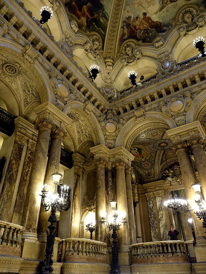 The Beauty Within The Palais Garnier In Paris France Photograph