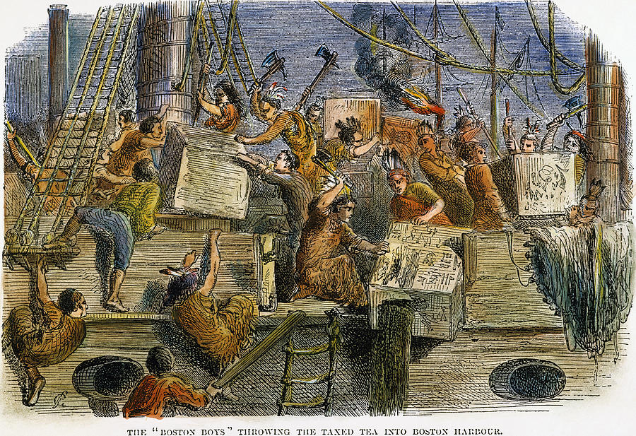 The Boston Tea Party, 1773 #5 Photograph by Granger
