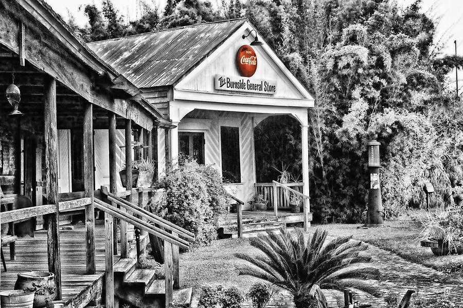 Sign Photograph - The Burnside General Store - selective color by Scott Pellegrin