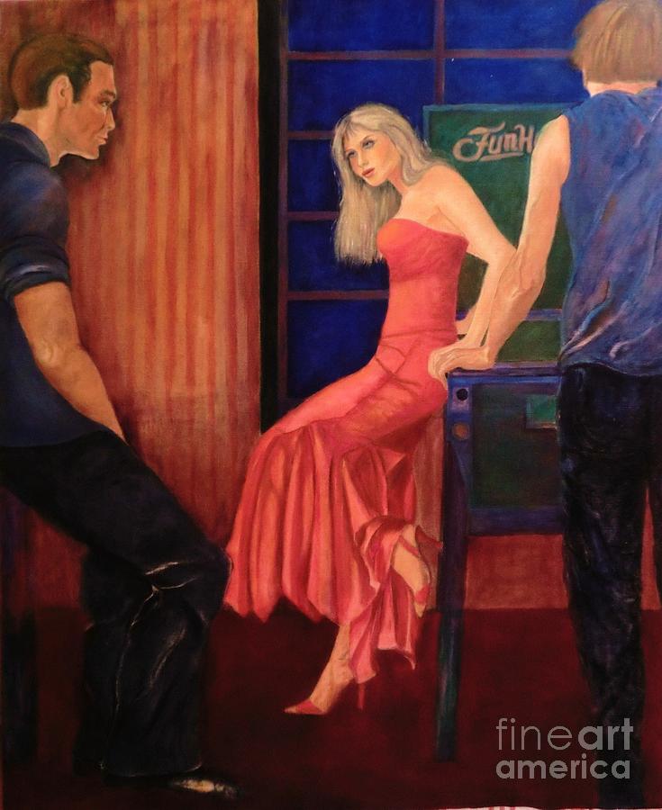 The Game Painting by Dagmar Helbig