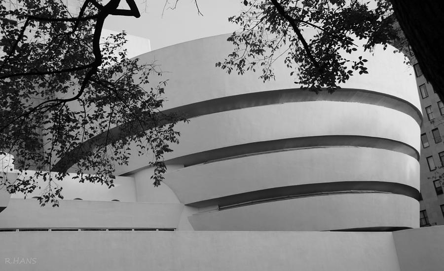 THE GUGGENHEIM in BLACK AND WHITE #5 Photograph by Rob Hans