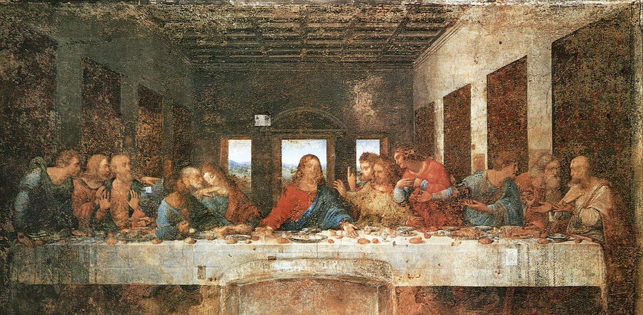 Leonardo Da Vinci Painting - The Last Supper #5 by Leonardo Da Vinci