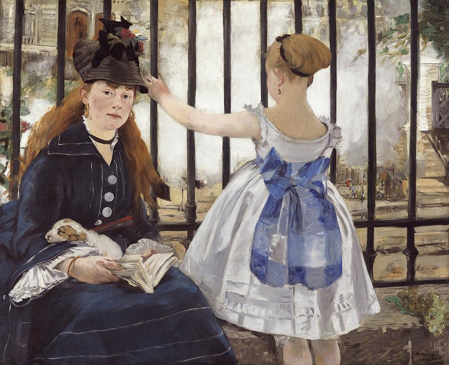 The Railway Painting by Edouard Manet