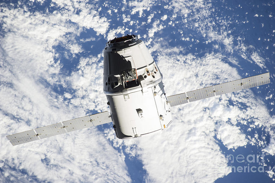 The Spacex Dragon Commercial Cargo Photograph