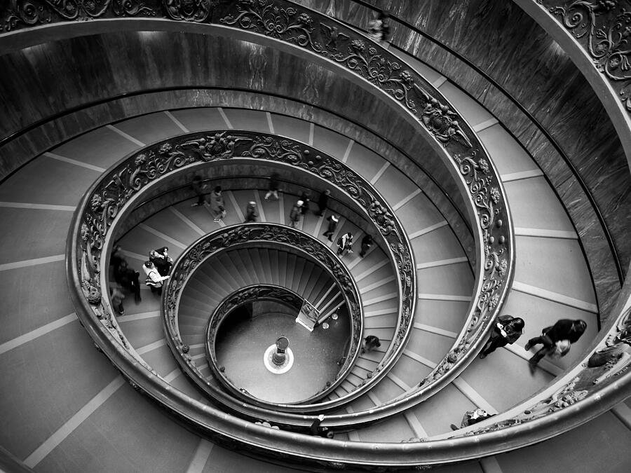 The Vatican Stairs Photograph