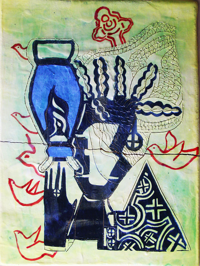 The Wise Virgin #5 Painting by Gloria Ssali