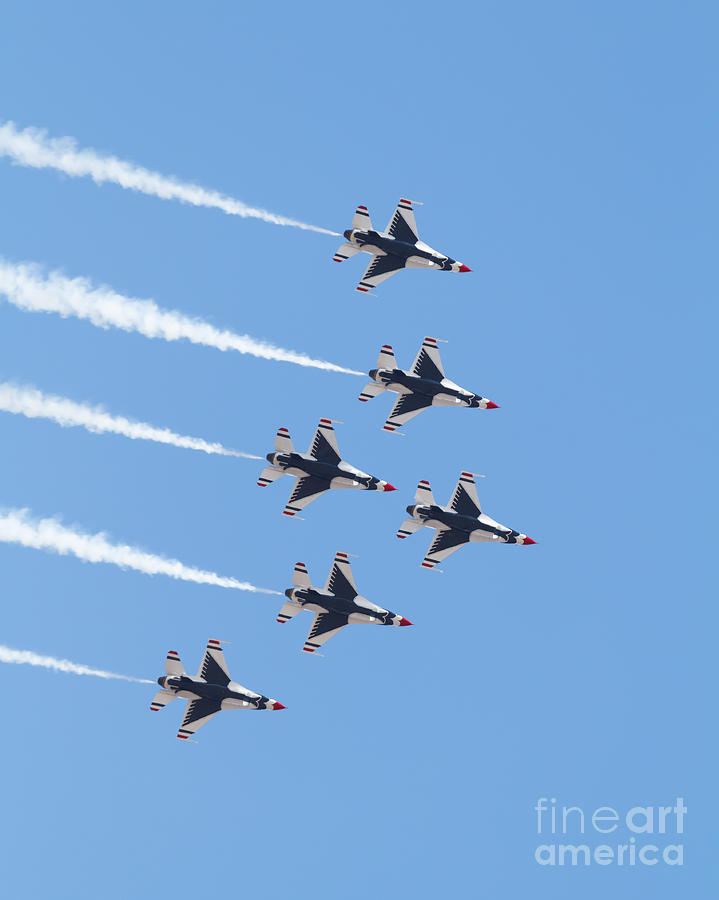 Jet Photograph - Thunderbirds #5 by Mariusz Blach