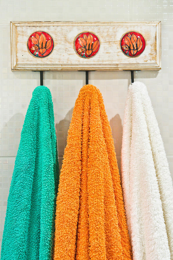 Fabric Photograph - Towels #5 by Tom Gowanlock