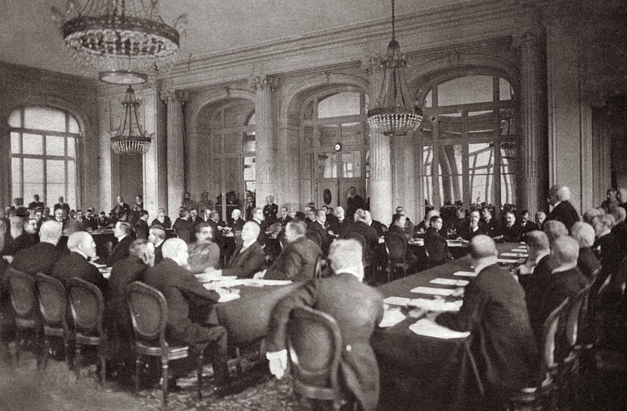 Treaty Of Versailles, 1919 #9 Photograph by Granger