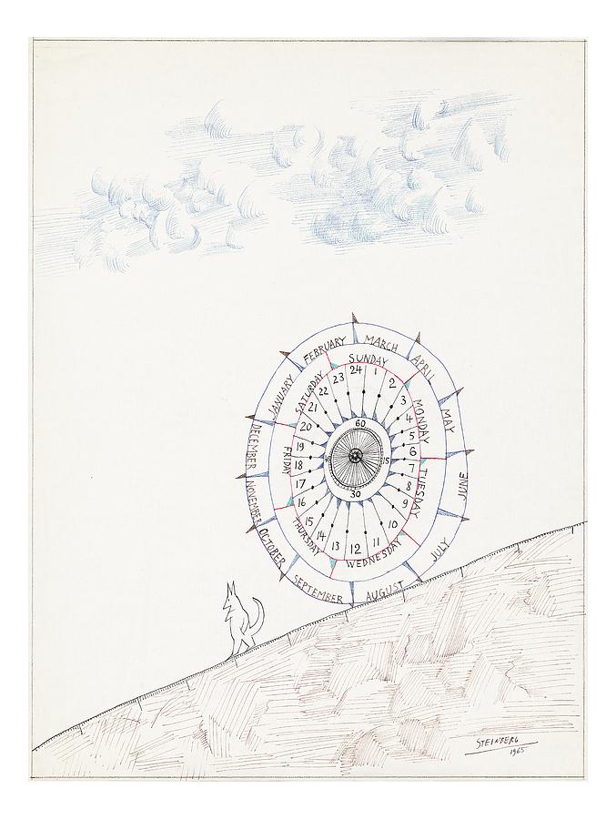 Sketchbook By Saul Steinberg Drawing by Saul Steinberg