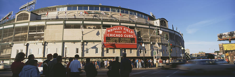 Chicago Cubs Photograph - Usa, Illinois, Chicago, Cubs, Baseball #5 by Panoramic Images