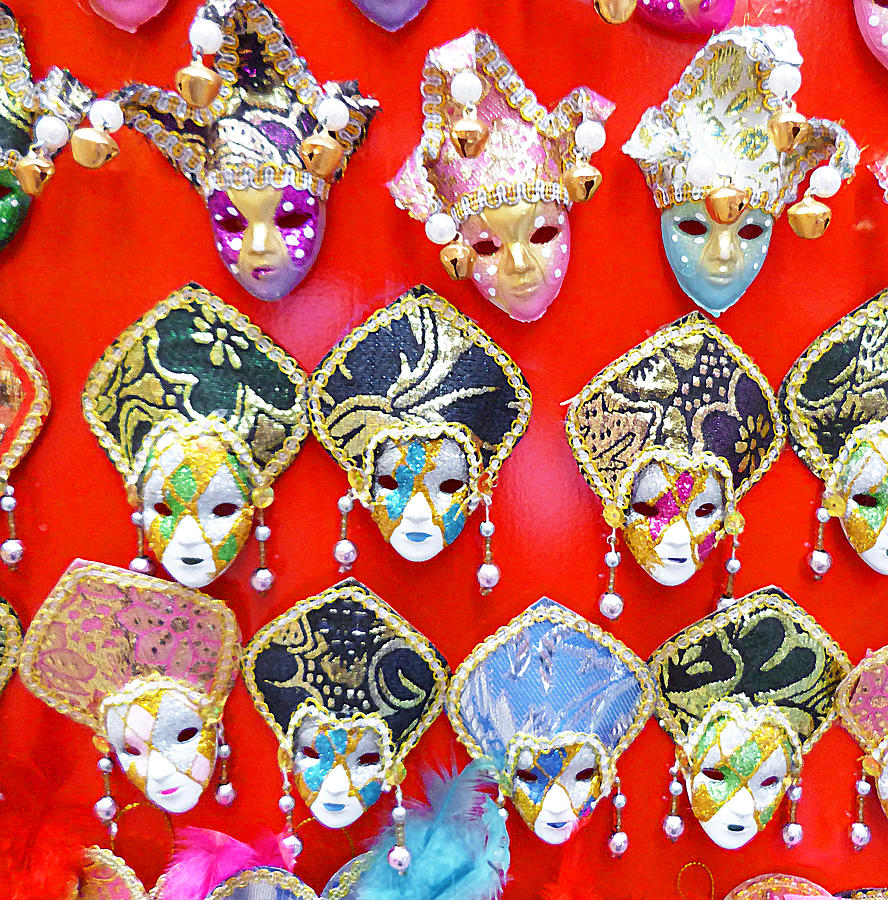 Mask Photograph - Venetian Masks  #5 by Irina Sztukowski
