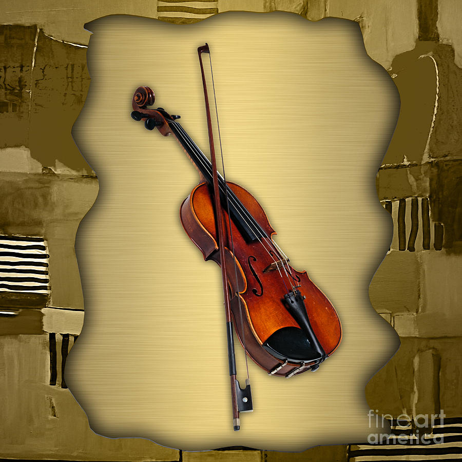 Music Mixed Media - Violin Collection #5 by Marvin Blaine