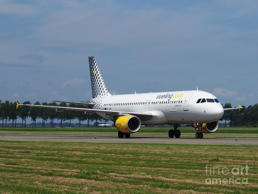 Vueling Airbus A320 #5 Photograph by Paul Fearn