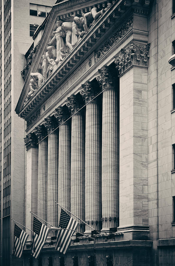 Wall Street #5 Photograph by Songquan Deng