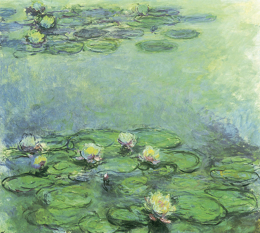 Claude Monet Painting - Water Lilies #5 by Claude Monet