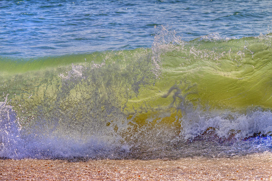 Beach Photograph - Wave #5 by Betsy Knapp