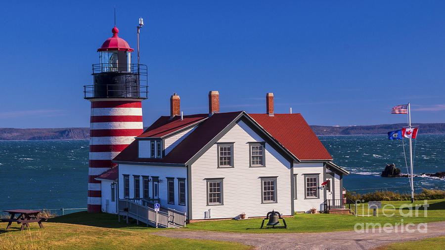 West Quoddy Head Light. #5 Photograph by New England Photography