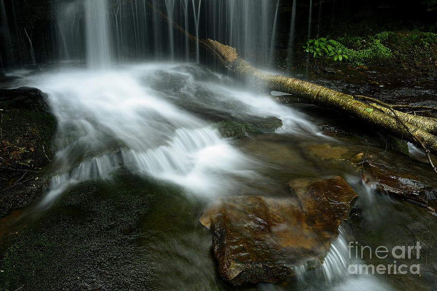 Spring Photograph - West Virginia Waterfall  #5 by Thomas R Fletcher