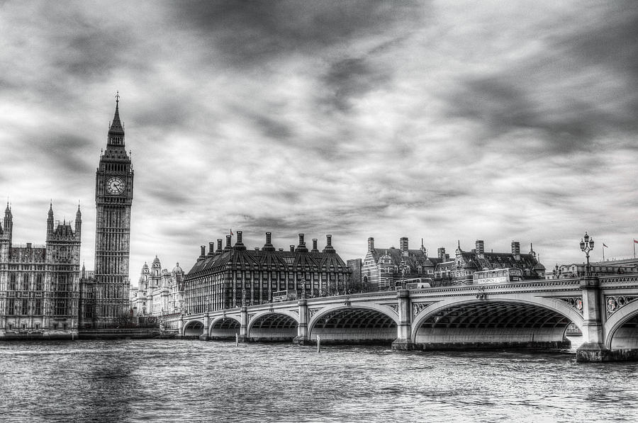 Westminster Bridge London #5 Photograph by David Pyatt