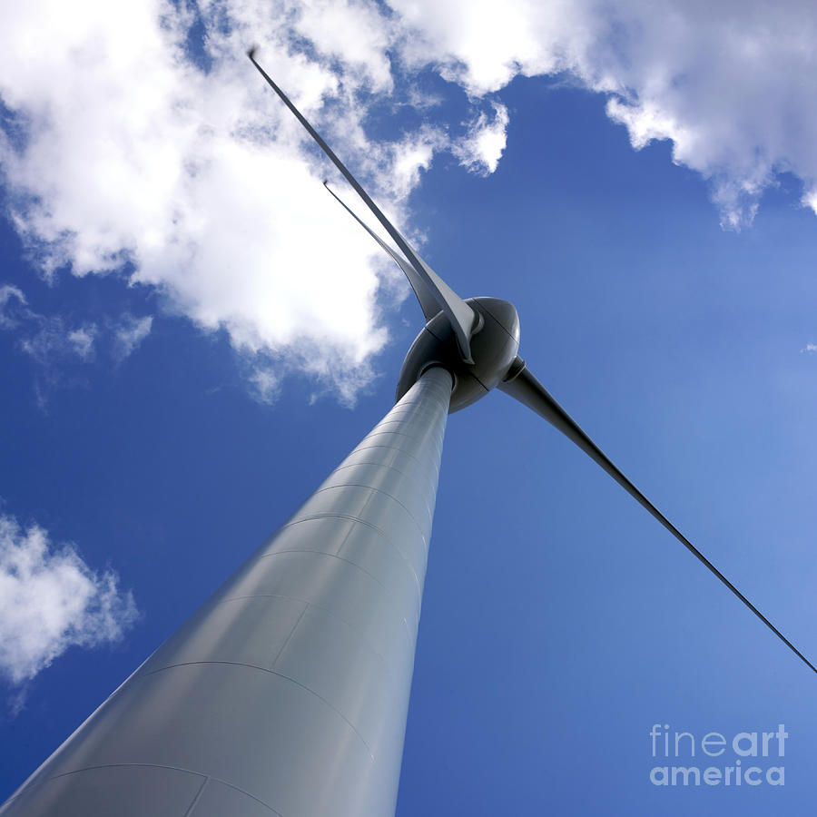 Farm Photograph - Wind turbine #5 by Bernard Jaubert