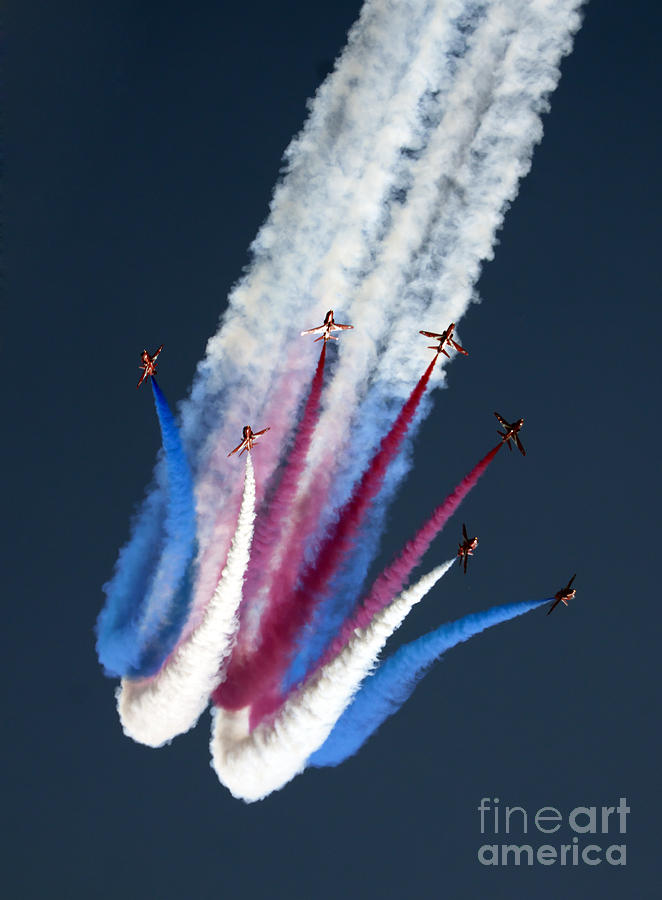 Red Arrows #50 Photograph by Ang El