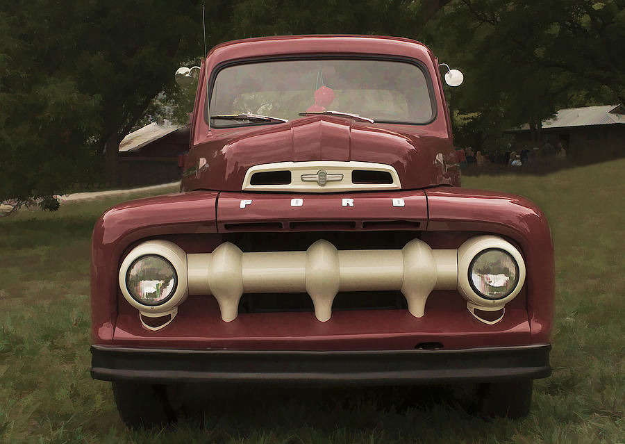 52 Ford Pickup #52 Photograph by Wayne Meyer