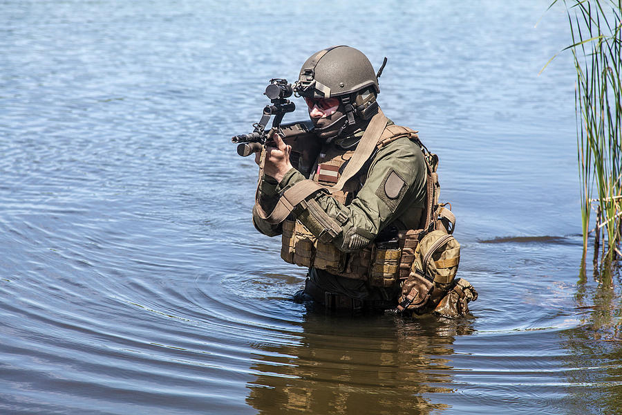 Jagdkommando Soldier Of The Austrian Photograph by Oleg Zabielin - Fine ...