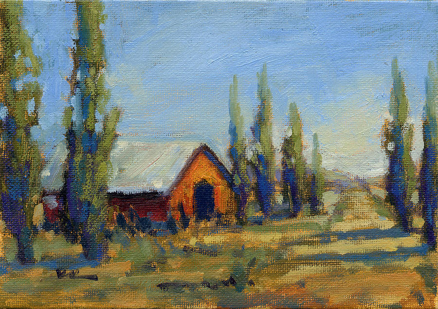Afternoon at the Ranch Painting by Konnie Kim
