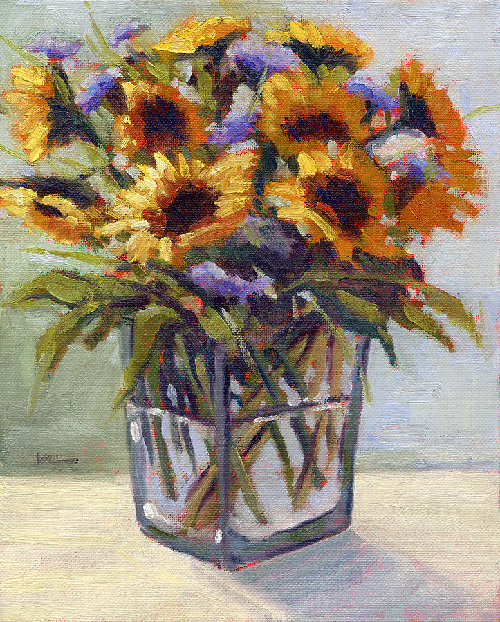 Summer Bouquet 4 Painting by Konnie Kim