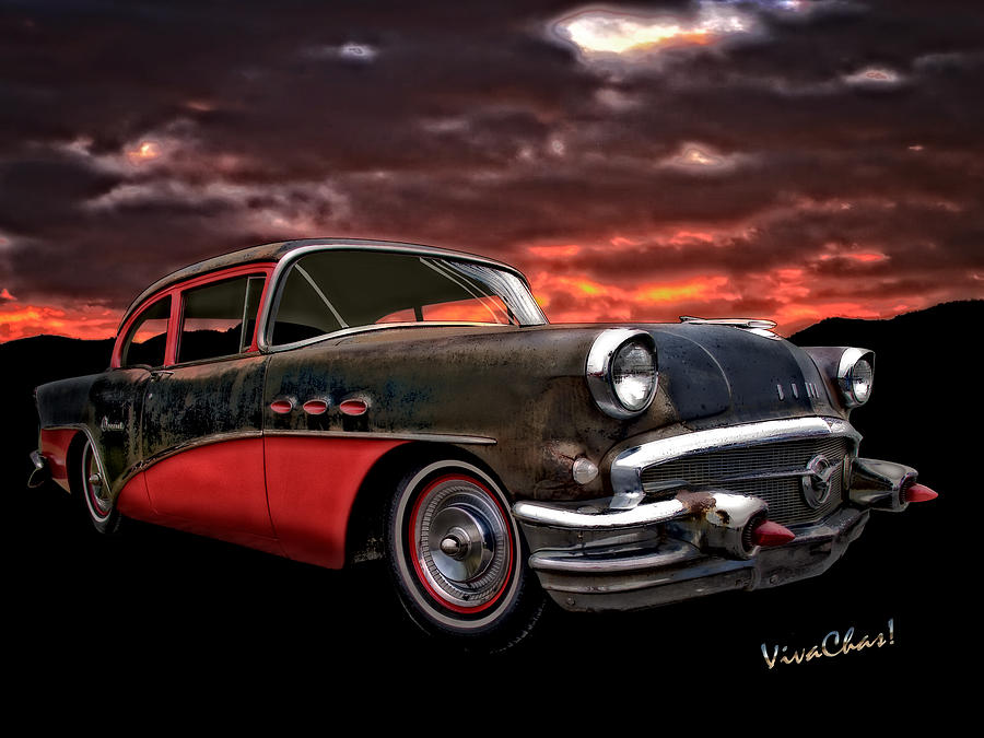 1953 Photograph - 53 Buick Special Two Door by Chas Sinklier
