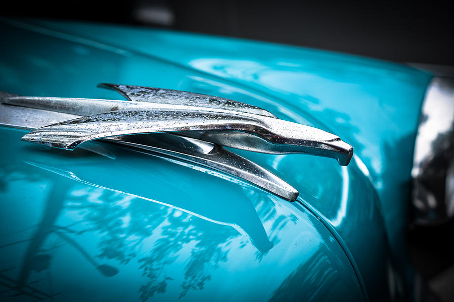 53 Ford Bel Air Hood Ornament 2 #53 Photograph by Ronda Broatch