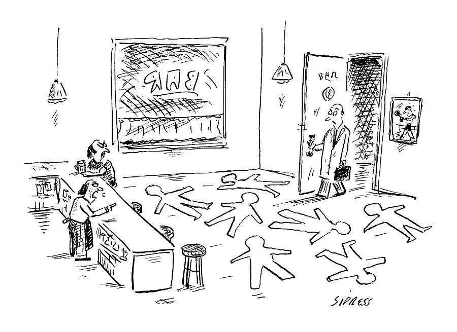 New Yorker March 16th, 2009 Drawing by David Sipress New Yorker March 16th, 2009 Drawing by David Sipress