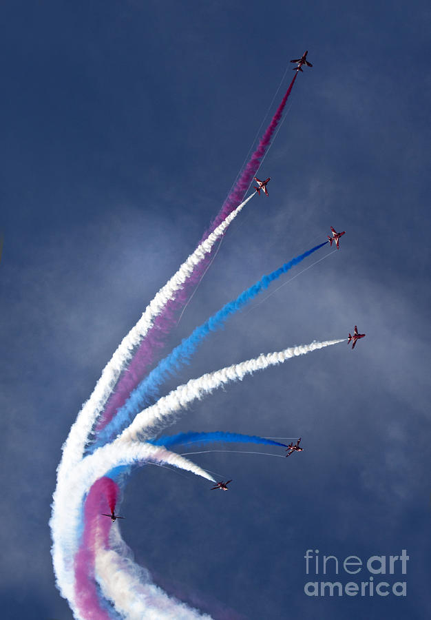 Red Arrows #54 Photograph by Ang El