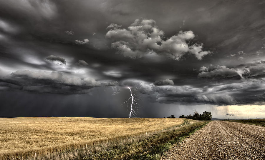 Storm Clouds Saskatchewan #54 Photograph by Mark Duffy