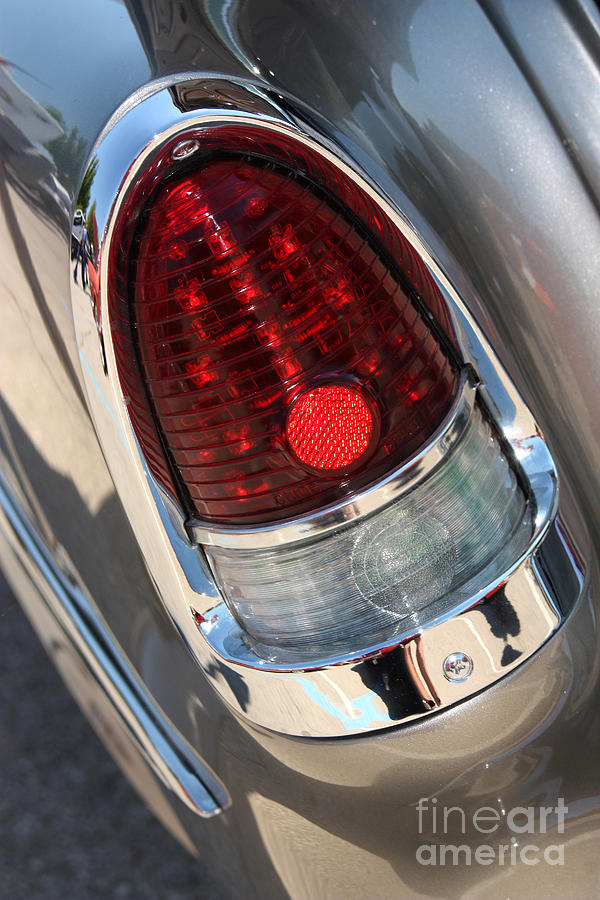 Car Photograph - 55 Bel Air Tail Light-8184 by Gary Gingrich Galleries