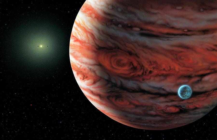 55 Cancri Planetary System Photograph by Lynette Cook/science Photo Library