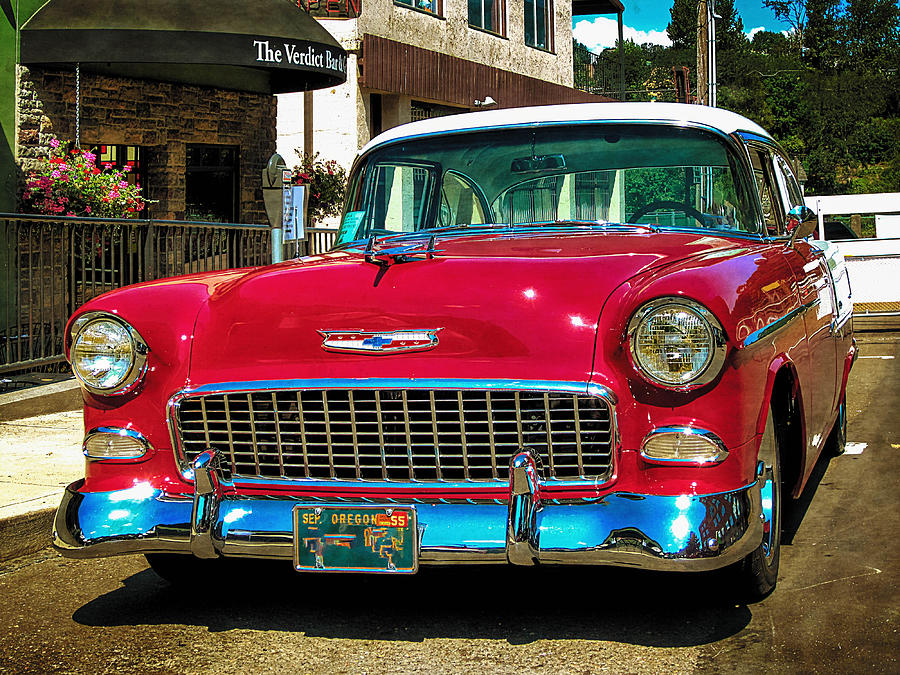 55 Chevy Coupe Bel Air Photograph by Thom Zehrfeld