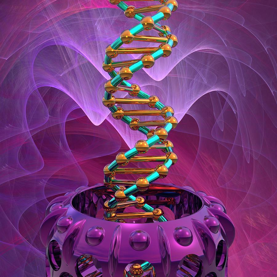 Dna Molecule Photograph By Laguna Design/science Photo Library - Fine ...